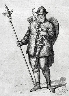 Pike Prints: History of Europe. Soldier of the early Goths