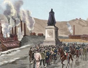 History of France. Decazeville strike