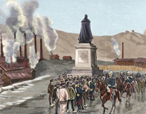 Workerism Collection: History of France. Decazeville strike