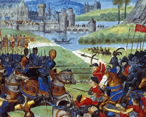 Crossbow Gallery: History of Gaul. The troops of Caesar and the Germanic horde