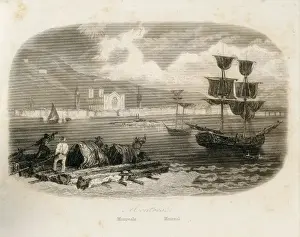 Auguste Prints: History of the Missions, 1863. Montreal in the 19th c