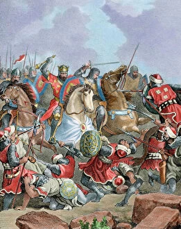 Andalusia Collection: History of Spain. Battle of river Salado (30 october 1340)