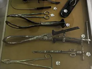 Pliers Prints: History. Utensils medicine. Turku. Finland. Pharmacy Museum