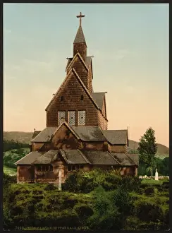 Telemarken Prints: Hitterdals Church, Telemarken (i. e, Telemark), Norway