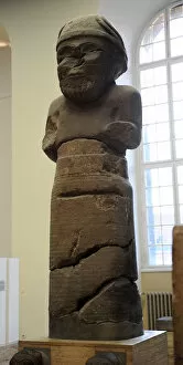 Basalt Gallery: Hittite art. Colossal statue of the Weather God Hadad. Gerds