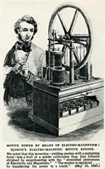 Hjorths electro-magnetic motive engine 1849