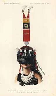Maiden Prints: Hlelhponne headdress of a Zuni corn maiden
