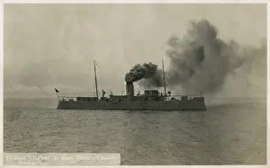 Dover Prints: HM cruiser Vigilant, Canadian gunboat