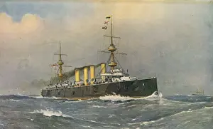 Terrible Prints: HM Terrible, cruiser, en route to the Cape of Good Hope