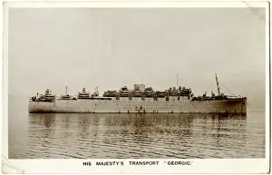 Georgic Prints: HM Transport ship Georgic, WW2