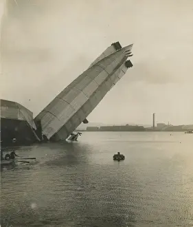 HMA No1 Mayfly after structural failure in Cavendish Dock
