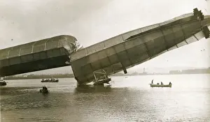 HMA No1 Mayfly after structural failure in Cavendish Dock