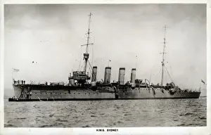Chatham Prints: HMAS Sydney, Australian light cruiser