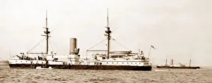 Ajax Prints: HMS Ajax, early 1900s