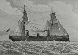 Ajax Prints: HMS Ajax. Ironclad warship built for the Royal Navy