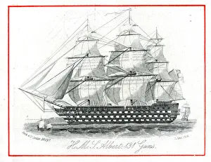 HMS Albert, Royal Navy ship, 131 guns