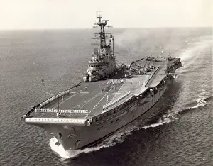1960 Prints: HMS Albion (R07) shortly before conversion