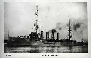 Armoured Prints: HMS Argyll, British protected cruiser