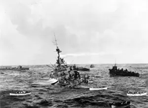 HMS Audacious, British battleship, WW1