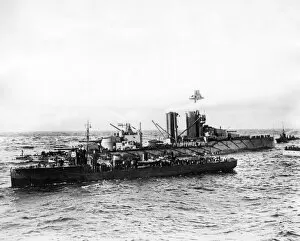 Images Dated 20th September 2011: HMS Audacious, British battleship, WW1