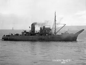 HMS Barfoil, British boom defence vessel, WW2