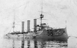 Wrecked Prints: HMS Bedford, British armoured cruiser