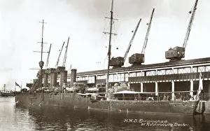 Avonmouth Prints: HMS Birmingham, British light cruiser