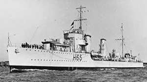 Beagle Prints: HMS Boadicea A Royal Navy Beagle Class Destroyer
