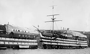 Dartmouth Collection: HMS Britannia, Royal Navy Training Ship, River Dart