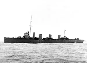 HMS Broke, British destroyer, WW1