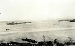 Destroyer Prints: HMS Bruce, British flotilla leader and destroyers