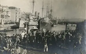 Pointer Prints: HMS Caesar in port at Constantinople