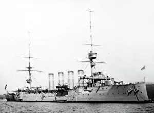 Carnarvon Prints: HMS Carnarvon, early 1900s