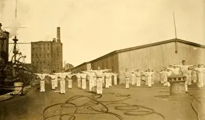 HMS Cornwall sailors