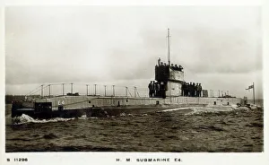 HMS E4 - British E class submarine built by Vickers