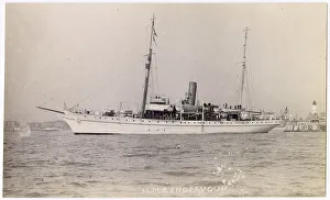 Endeavour Prints: HMS Endeavour, British steam yacht