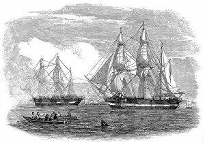 Images Dated 18th August 2004: HMS Erebus and HMS Terror, 1845