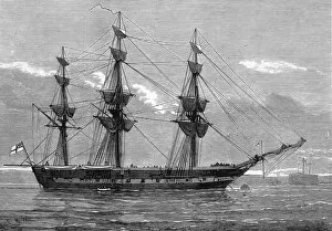 Sank Collection: HMS Eurydice, Portsmouth Harbour, 1878