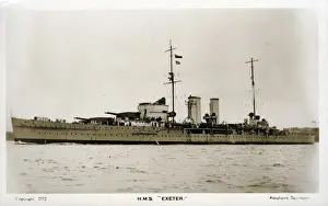 Exeter Prints: HMS Exeter, British heavy cruiser
