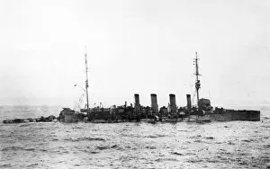 HMS Falmouth, British light cruiser, WW1