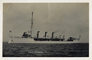 Images Dated 28th July 2016: HMS Forward, British light cruiser