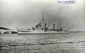 Cruiser Prints: HMS Galatea, British light cruiser