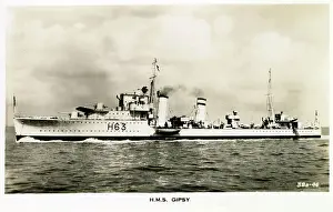 HMS Gipsy, British Greyhound Class destroyer H63 Date: circa 1938