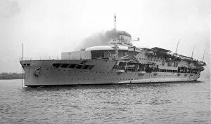 Images Dated 14th June 2021: HMS Glorious, aircraft carrier