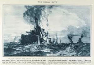 Panorama Gallery: HMS Good Hope in Great War Deeds, WW1
