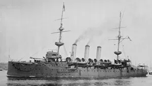 Images Dated 14th June 2021: HMS Hermes, Highflyer-class protected cruiser