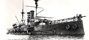 HMS Hibernia with temporary launching ramp