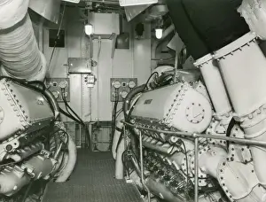 HMS Highburton, engine room