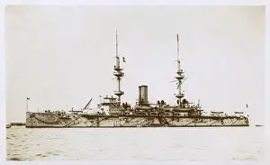 Dreadnought Prints: HMS Illustrious, Majestic class pre-dreadnought battleship