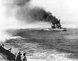 Cruiser Prints: HMS Indomitable, British battlecruiser, WW1